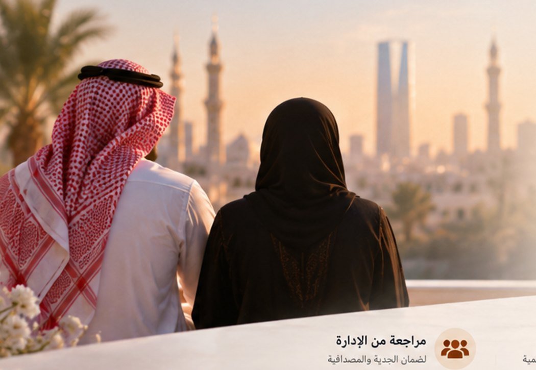 صورة رمزية لشريكين يتطلعان إلى مستقبل مشترك